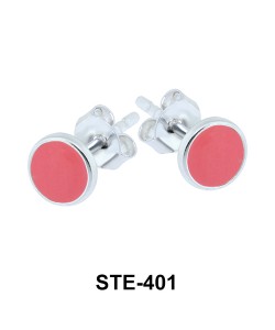 Circular Shaped Stud Earring STE-401